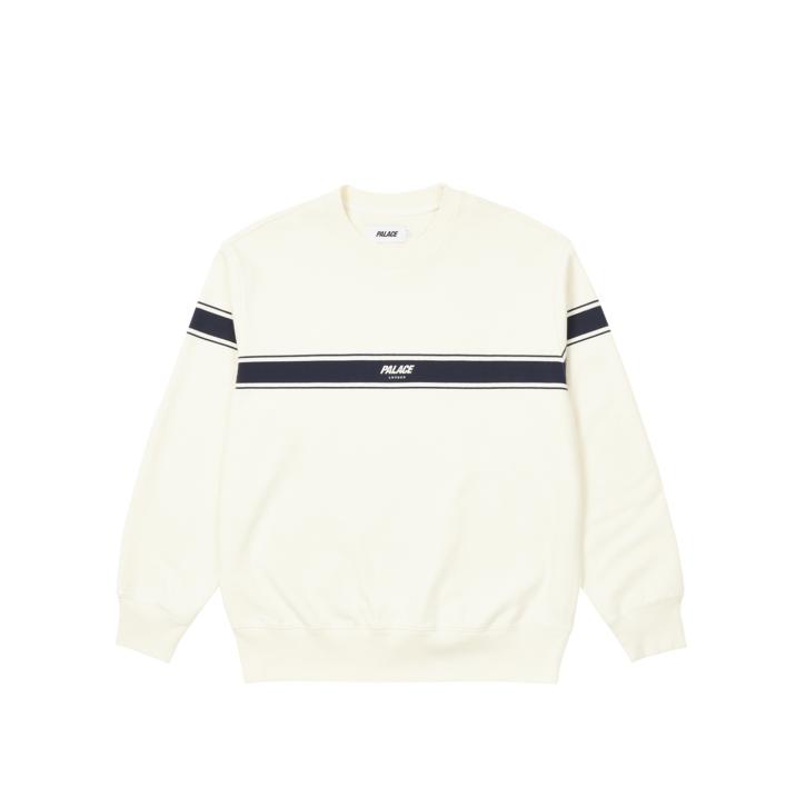 Thumbnail PALACE LONDON TRI BAND CREW OFF WHITE one color