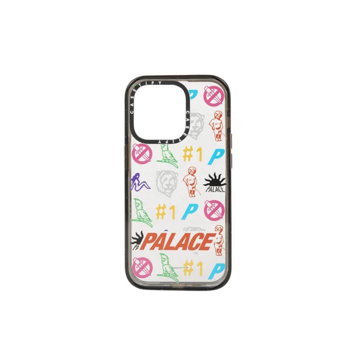 Thumbnail PALACE CASETIFY IMPACT PHONE CASE CLEAR / BLACK one color