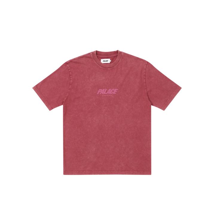 ACID WASH T-SHIRT BURGUNDY one color