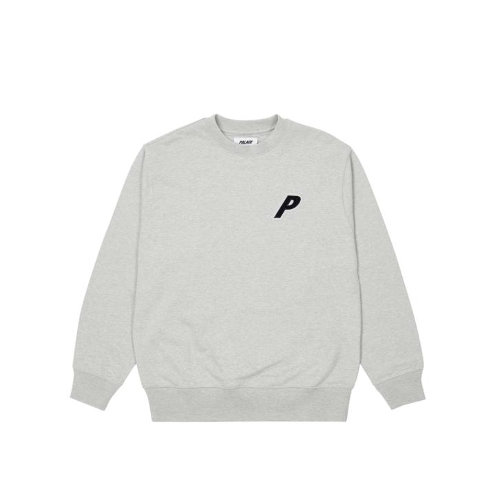 Thumbnail P-3 APPLIQUE CREW GREY MARL one color
