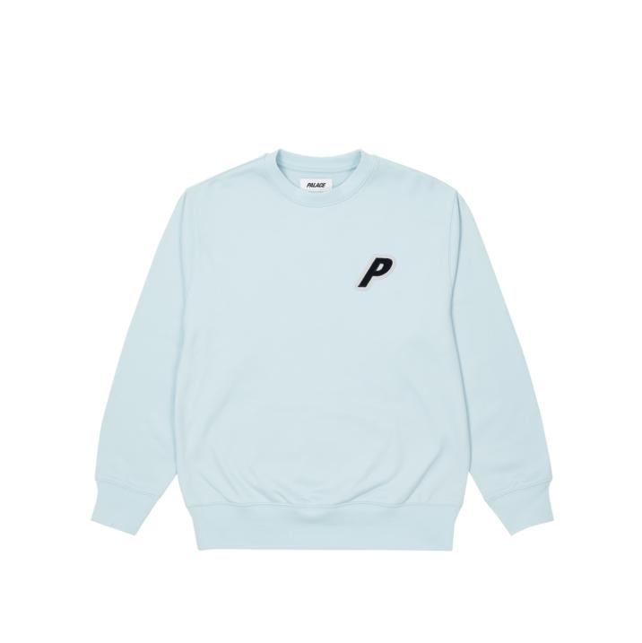 Thumbnail P-3 APPLIQUE CREW LIGHT BLUE one color