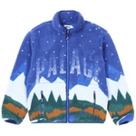 Thumbnail PEAK FUNNEL FLEECE BLUE one color