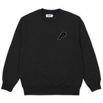 Thumbnail P-3 APPLIQUE CREW BLACK one color