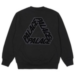 Thumbnail P-3 APPLIQUE CREW BLACK one color