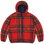 Thumbnail REVERSIBLE CHECK FLEECE JACKET RED one color