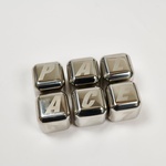 Thumbnail STAINLESS STEEL ICE CUBES SILVER one color