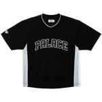 Thumbnail PANEL V-NECK JERSEY BLACK one color