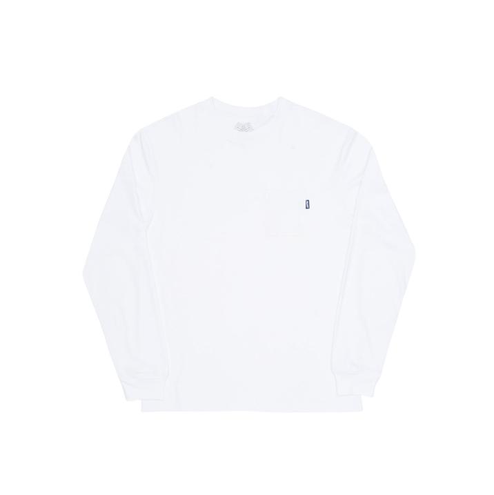 POCKET L/S T-SHIRT WHITE one color