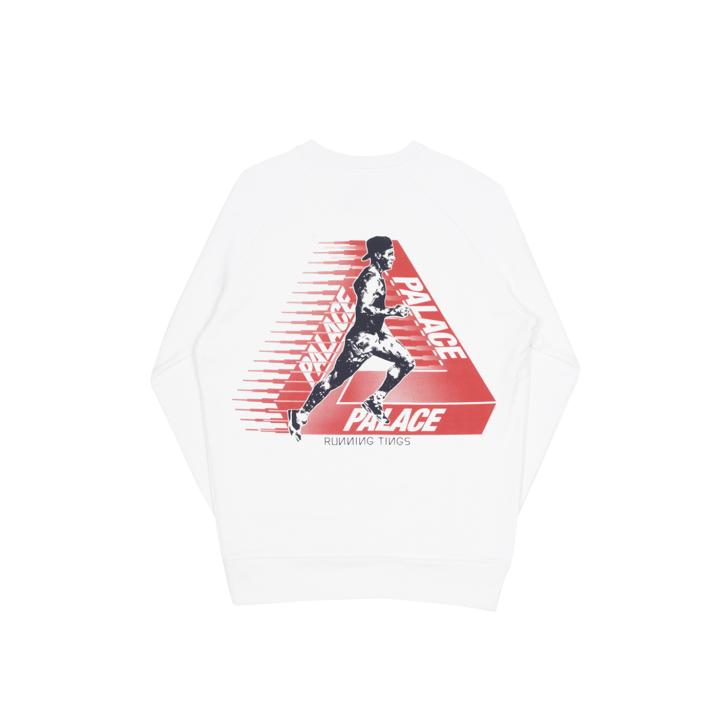 Thumbnail RUNNING TINGS CREW WHITE one color