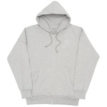 Thumbnail WAFFLE ZIP HOOD GREY one color