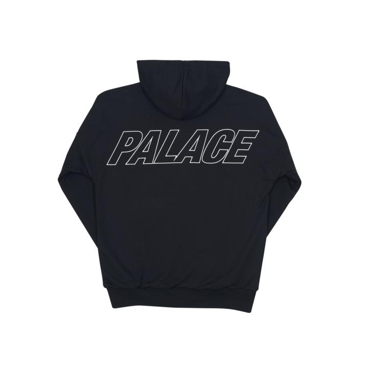Thumbnail WAFFLE ZIP HOOD BLACK one color