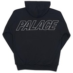 Thumbnail WAFFLE ZIP HOOD BLACK one color