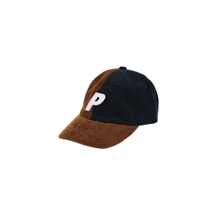 P 6-PANEL BROWN / NAVY CORD one color