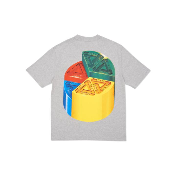 Thumbnail HI-CHART T-SHIRT GREY MARL one color
