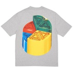 Thumbnail HI-CHART T-SHIRT GREY MARL one color