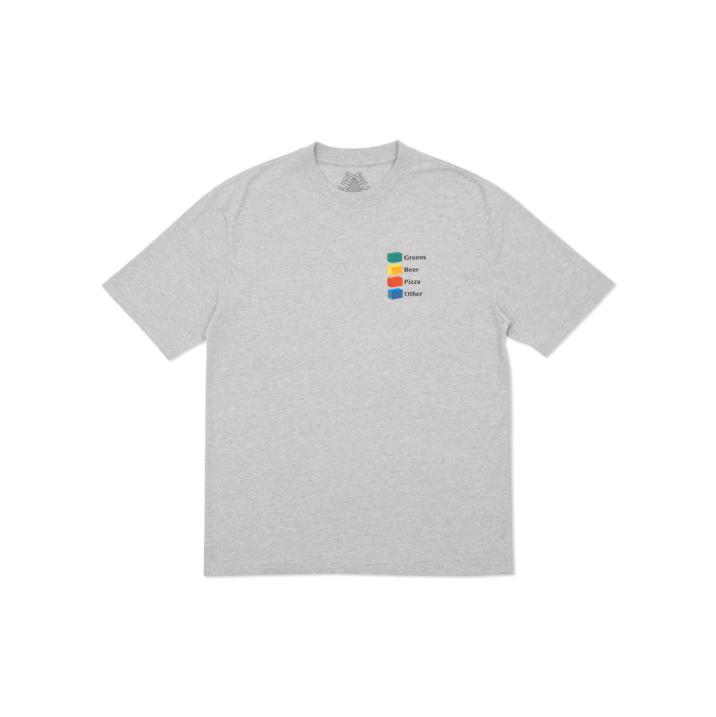 Thumbnail HI-CHART T-SHIRT GREY MARL one color