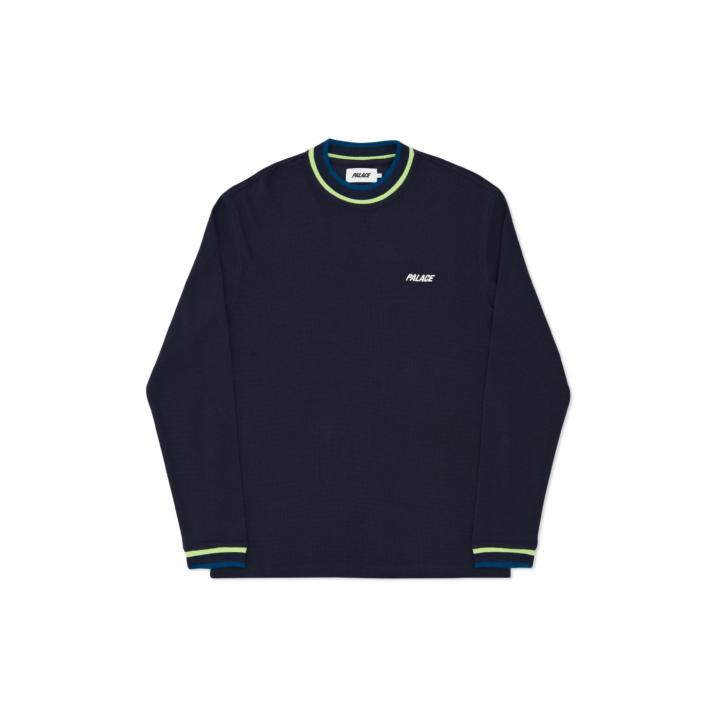 SQUARE WEAVE CREW NAVY one color