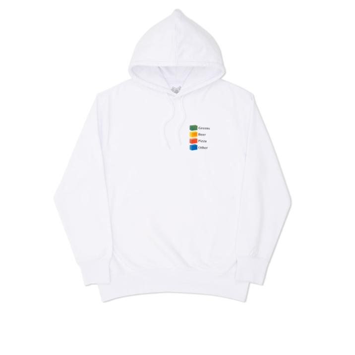 Thumbnail HI-CHART HOOD WHITE one color
