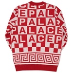Thumbnail CHECK-IT KNIT RED / WHITE one color