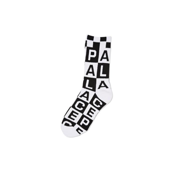 CHECK IT SOCK BLACK / WHITE one color