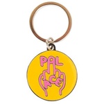 Thumbnail FINGER UP KEYRING NEON PINK / YELLOW one color