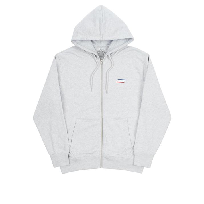 Thumbnail BASICALLY A ZIP HOOD GREY MARL one color