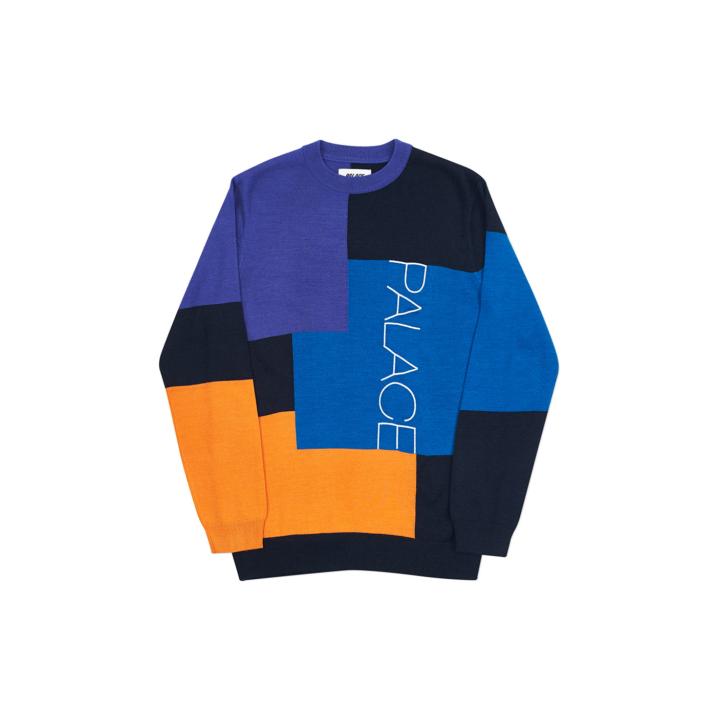Thumbnail BLUKKO KNIT BLACK / PURPLE / BLUE / ORANGE one color