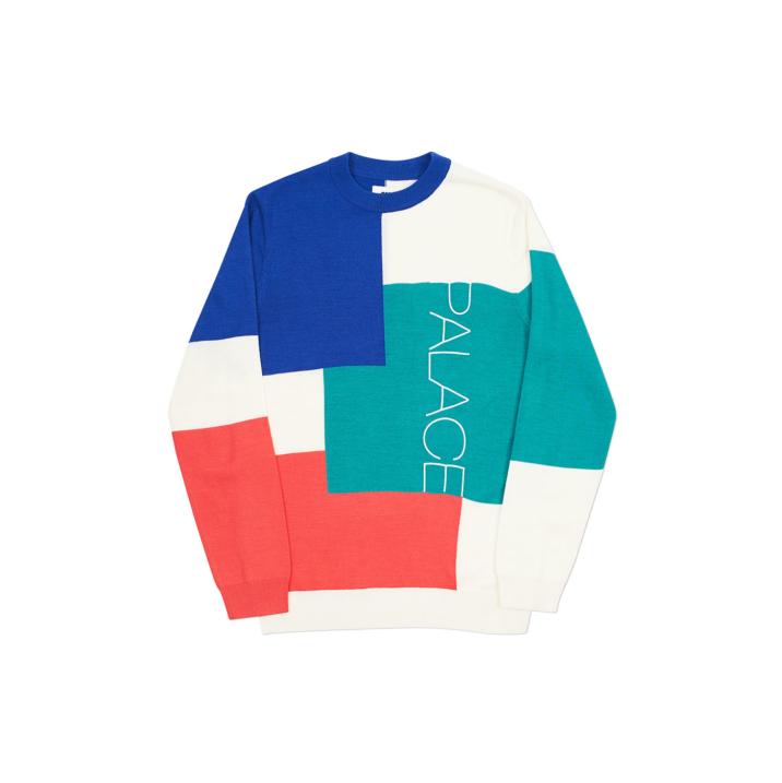 Thumbnail BLUKKO KNIT WHITE / BLUE / GREEN / CAYENNE one color