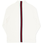Thumbnail VERTICAL WEAVE ZIP POLO WHITE one color