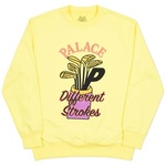 Thumbnail DIF STROKES CREW LIGHT YELLOW one color