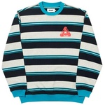 Thumbnail RIBBED FOR PLEASURE CREW MARL / TEAL / BLACK one color
