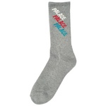 Thumbnail REPEAT FONT SOCK GREY MARL one color