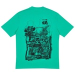 Thumbnail TRI-WOBBLE T-SHIRT POOL GREEN one color