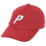 Thumbnail P WOOL 6-PANEL BURGUNDY one color