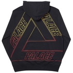 Thumbnail LINEAR TRIPLE FADE HOOD BLACK one color