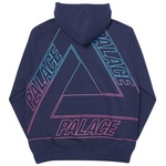 Thumbnail LINEAR TRIPLE FADE HOOD NAVY one color