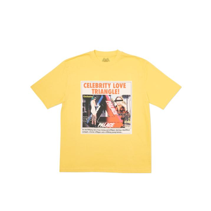 LOVE TRIANGLE T-SHIRT YELLOW one color