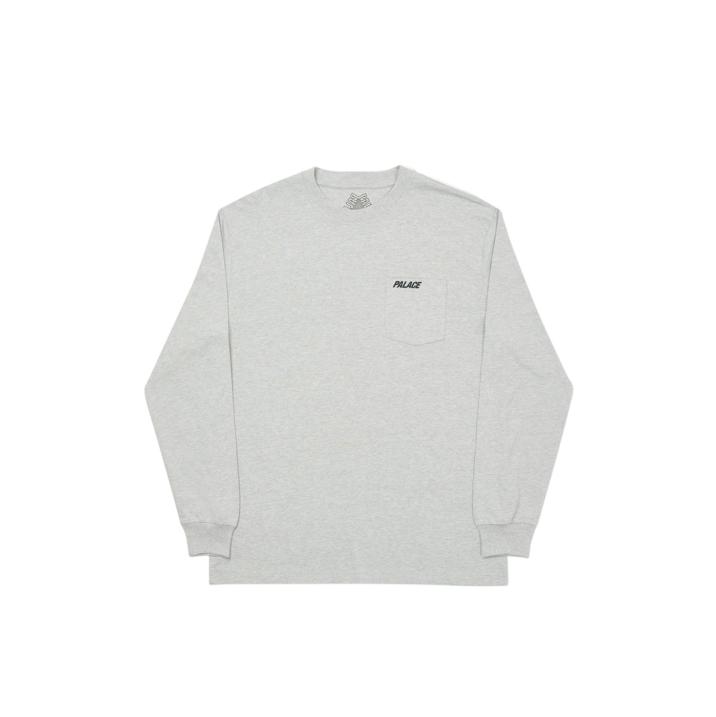 CLASSIC POCKET LONGSLEEVE GREY MARL one color