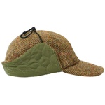 Thumbnail HARRIS TWEED EARFLAP 4-PANEL BROWN one color