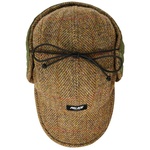 Thumbnail HARRIS TWEED EARFLAP 4-PANEL BROWN one color