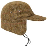 Thumbnail HARRIS TWEED EARFLAP 4-PANEL BROWN one color