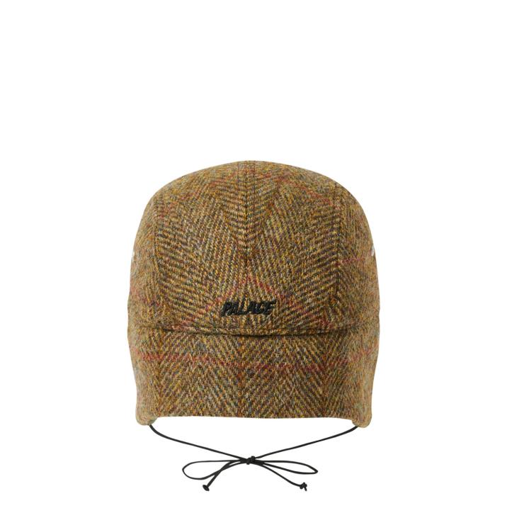 Thumbnail HARRIS TWEED EARFLAP 4-PANEL BROWN one color