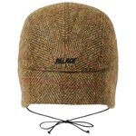 Thumbnail HARRIS TWEED EARFLAP 4-PANEL BROWN one color