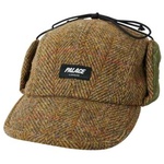 Thumbnail HARRIS TWEED EARFLAP 4-PANEL BROWN one color