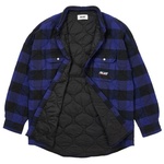 Thumbnail QUILT MIT PLAID SHIRT BLUE one color