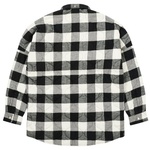 Thumbnail QUILT MIT PLAID SHIRT WHITE one color