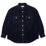 Thumbnail WASHED DROP SHOULDER CORD SHIRT NAVY one color