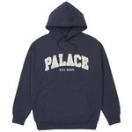 Thumbnail DROP SHOULDER DENIM APPLIQUE HOOD NAVY one color