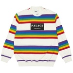 Thumbnail RAINBOW STRIPE LONGSLEEVE WHITE one color