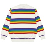 Thumbnail RAINBOW STRIPE LONGSLEEVE WHITE one color